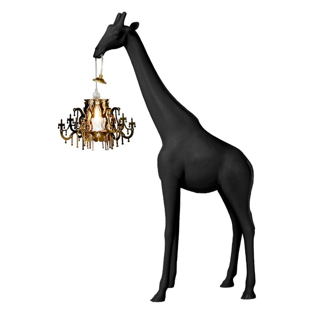 Lampada giraffa nera Giraffe in Love 100cm