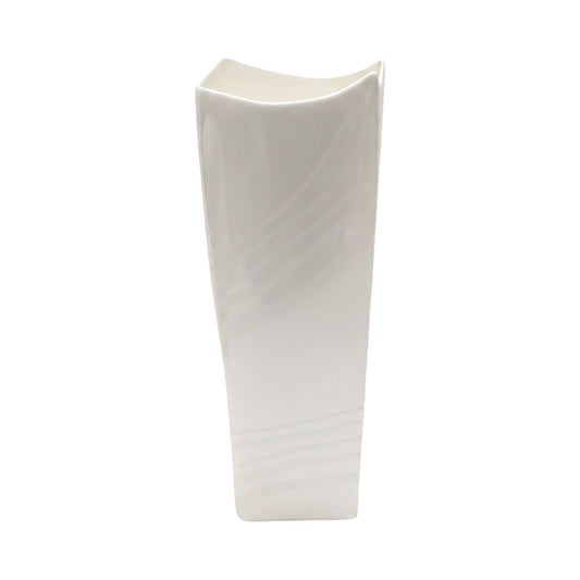 Vaso Porcellana Fantasia Bocca Ondulata Ginori 1735