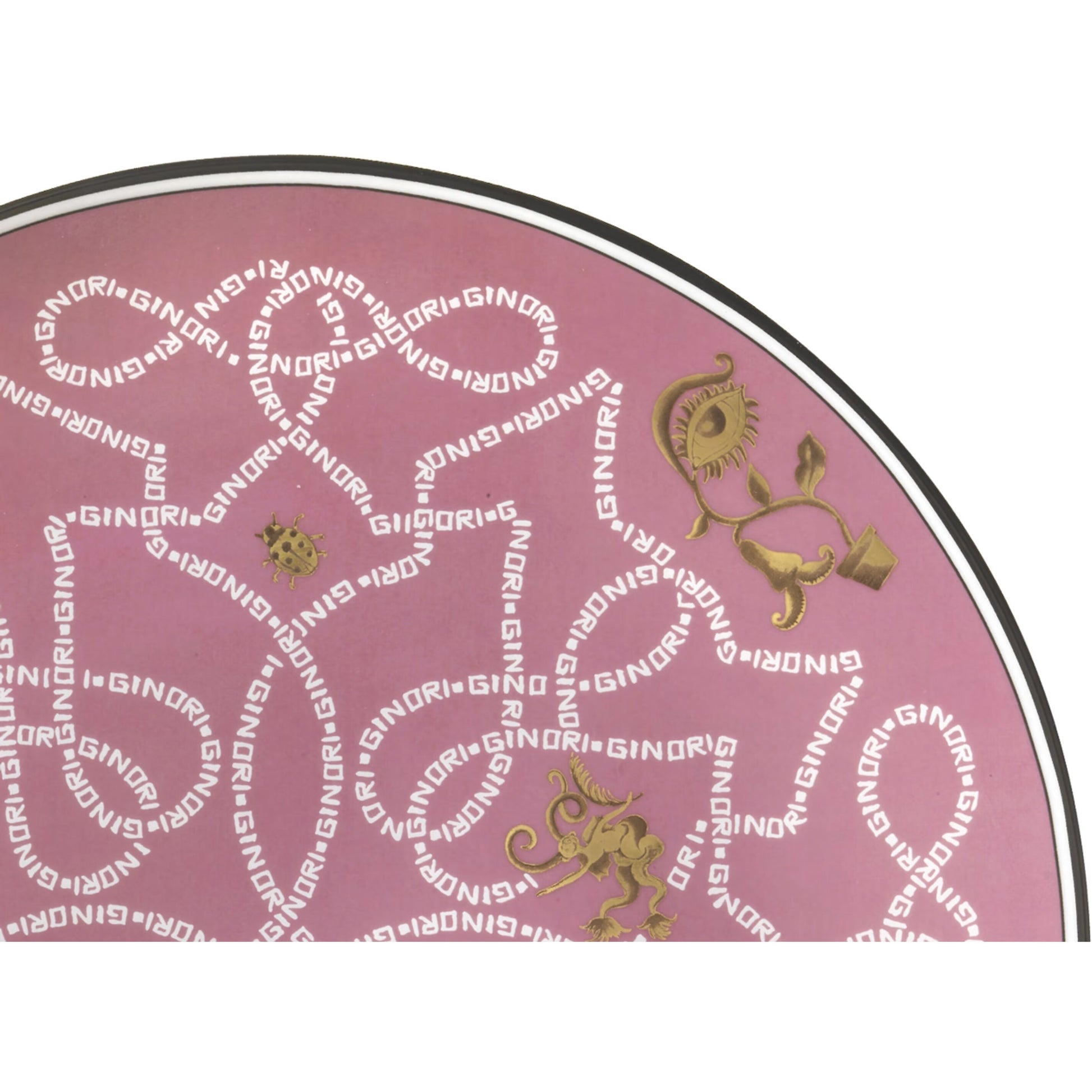 Piatto segnaposto Arcadia Rosa Ginori 1735