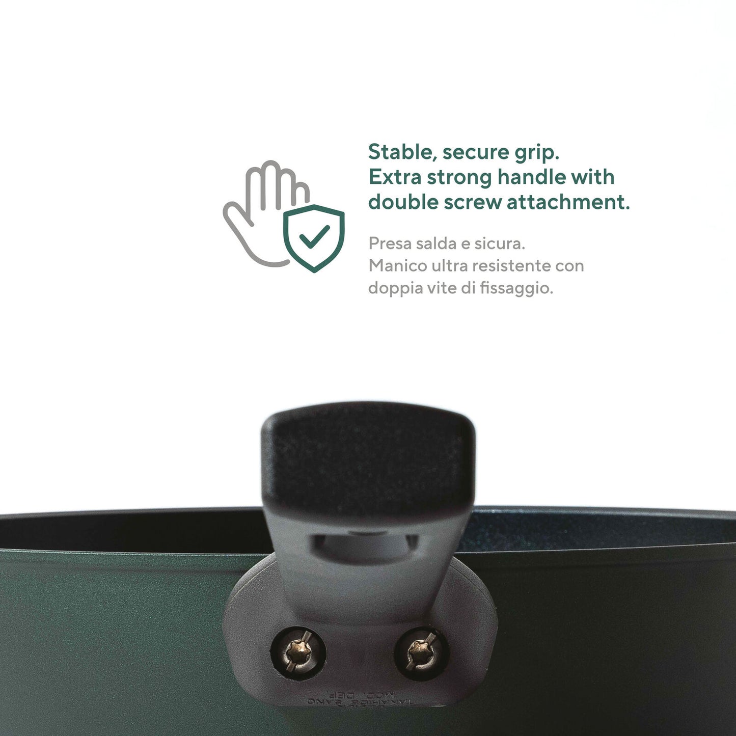 Titan Pro Green Set da Chef con batteria di pentole da 9 pezzi