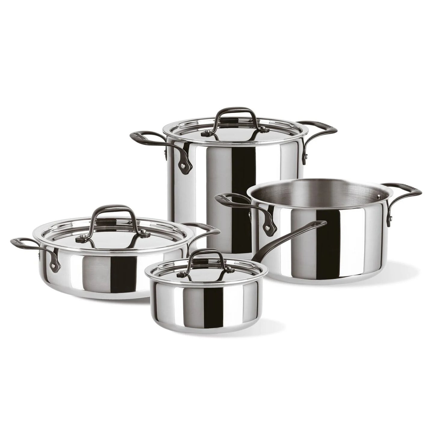 Home Chef Batteria di pentole 7 pezzi