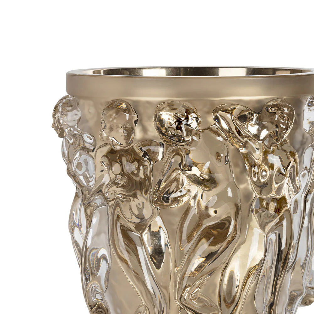 Bacchantes Vaso grande con foglie Moon-Gold
