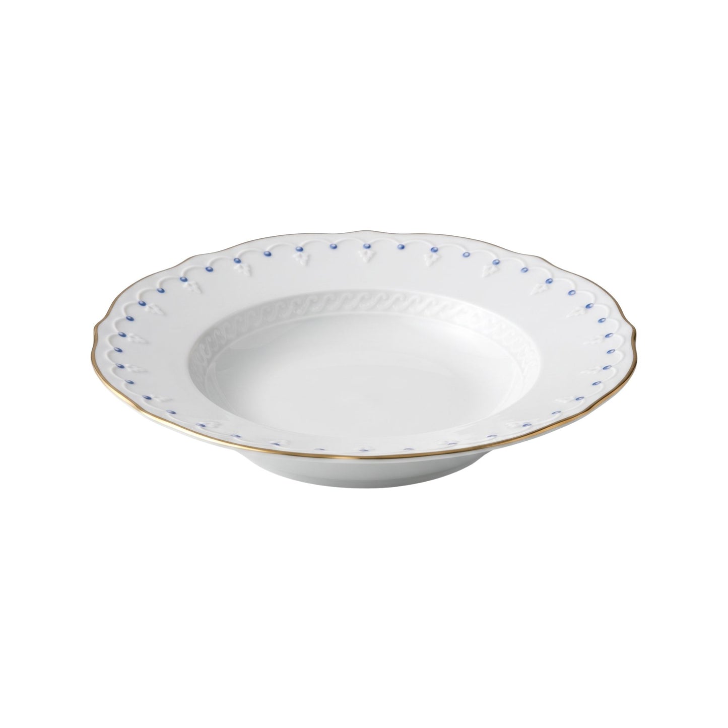 Set 6 Piatti Fondi Museo Le Perle Blu Ginori 1735