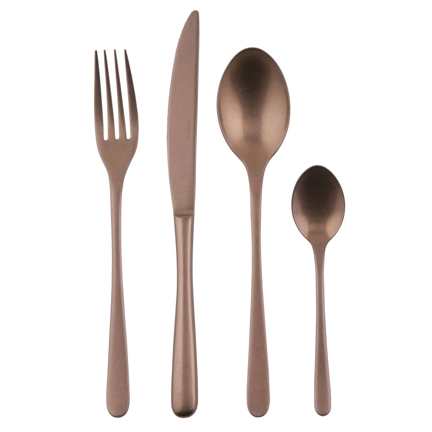 Servizio Tavola 24 Posate Taste Vintage PVD Copper