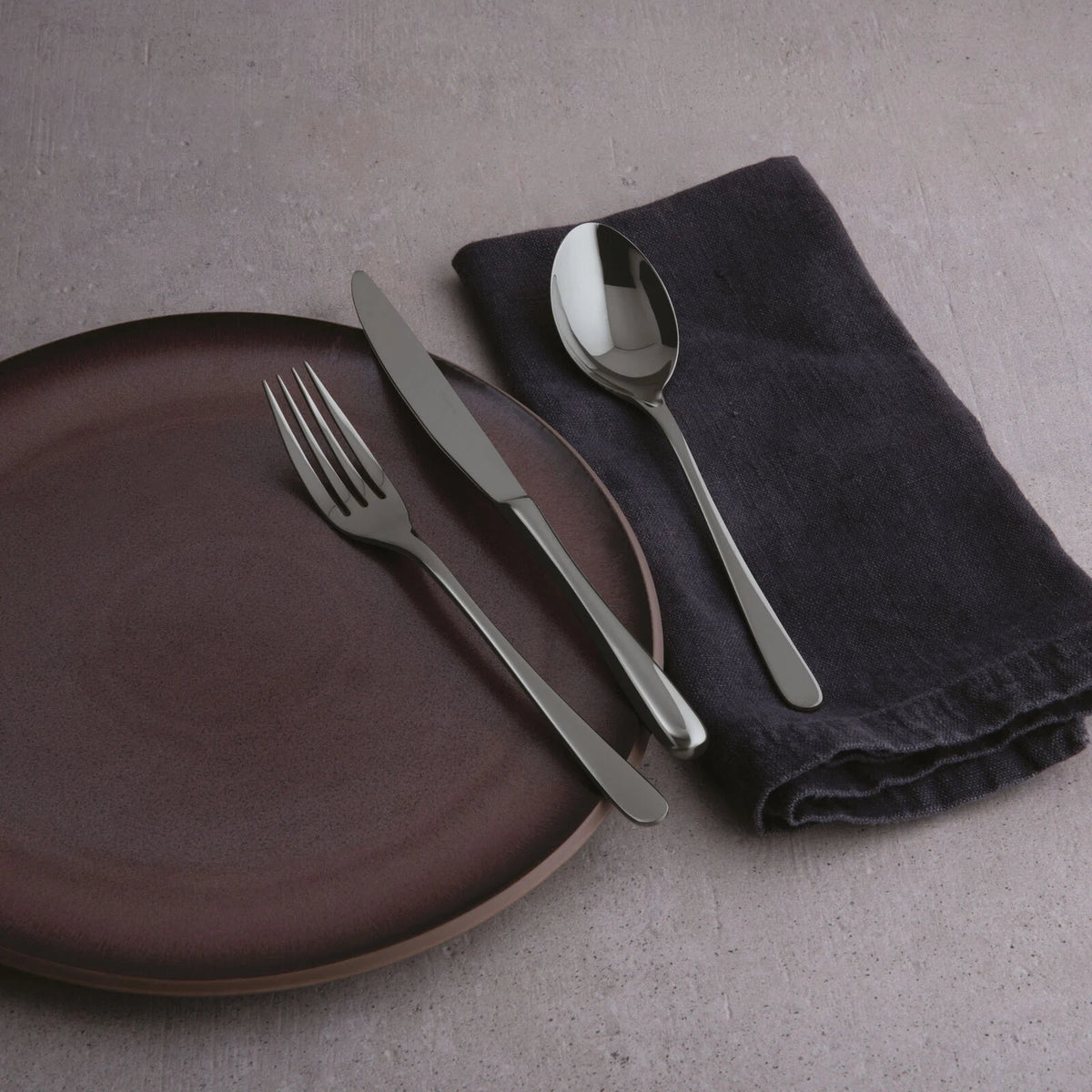 Servizio Tavola 24 Posate Taste PVD Black