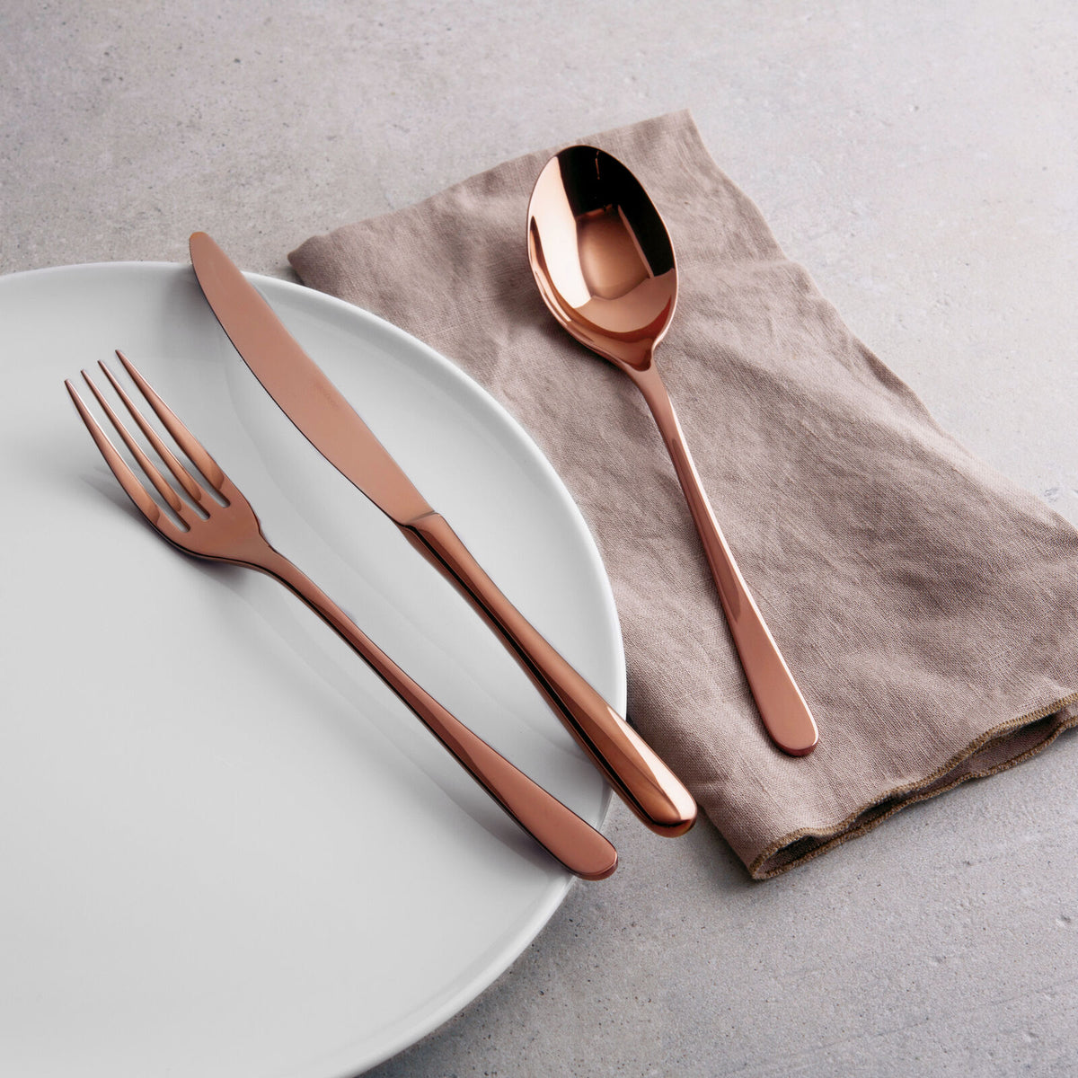 Servizio Tavola 24 Posate Taste PVD Copper