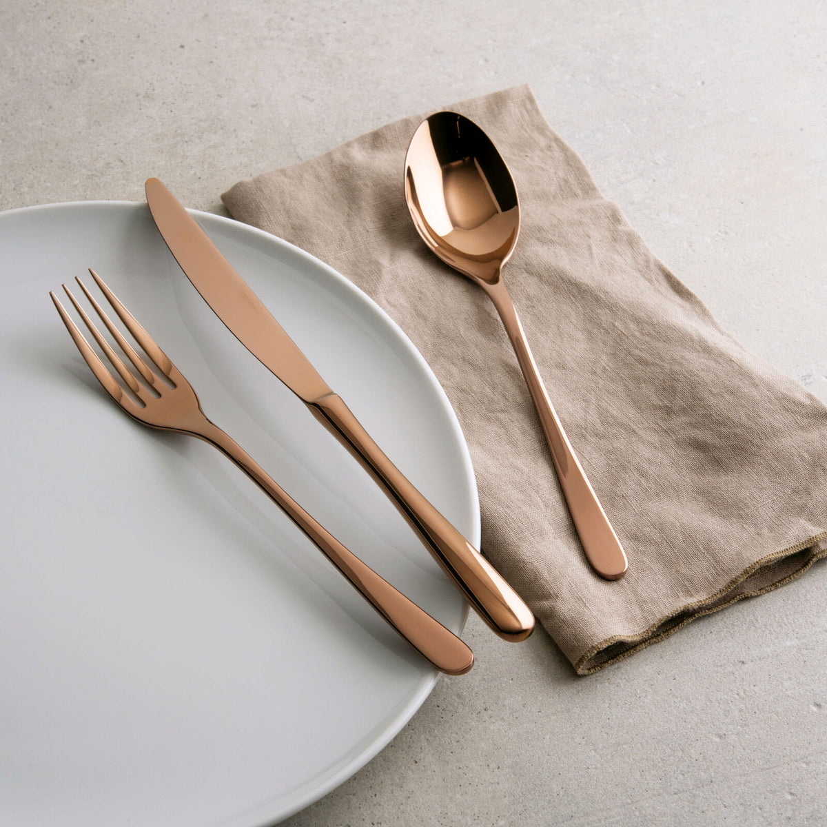 Servizio Tavola 36 Posate Taste PVD Copper