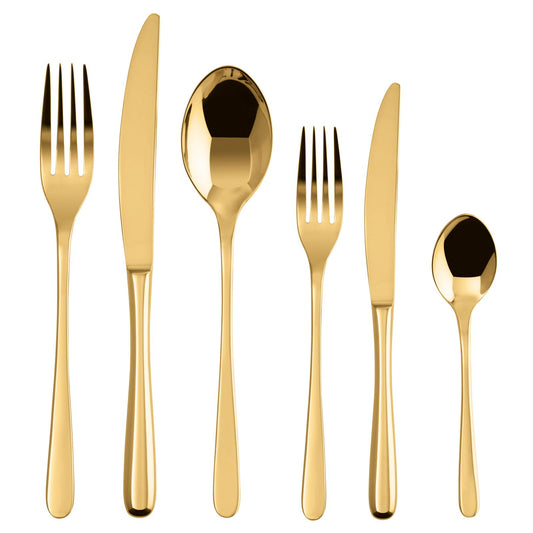 Servizio Tavola 36 Posate Taste PVD Gold