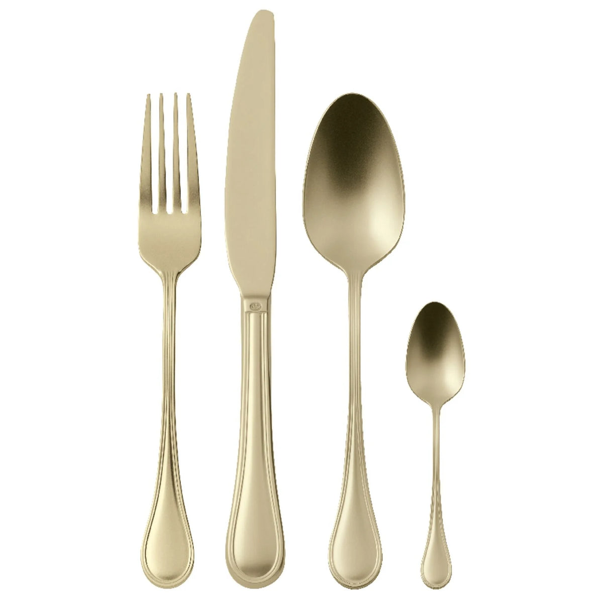 Servizio Tavola 24 Posate Royal Antique PVD Champagne