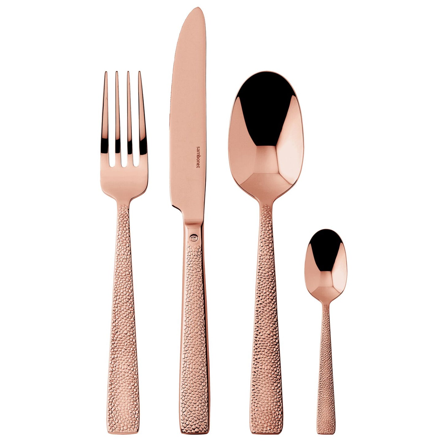 Siena Servizio tavola 24 posate Mirror Copper