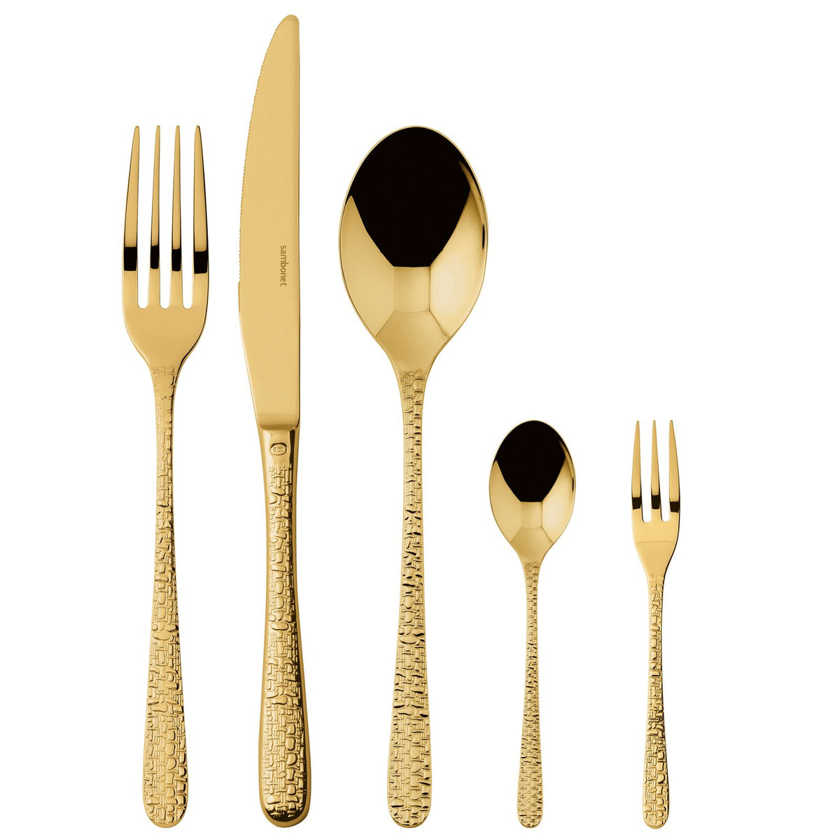 Venezia Servizio tavola 30 posate Mirror Gold