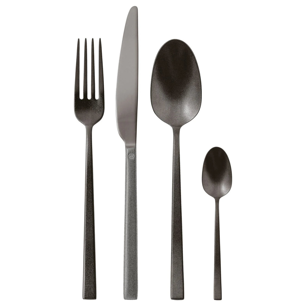 Rock Servizio tavola 24 posate Diamond PVD 2Black