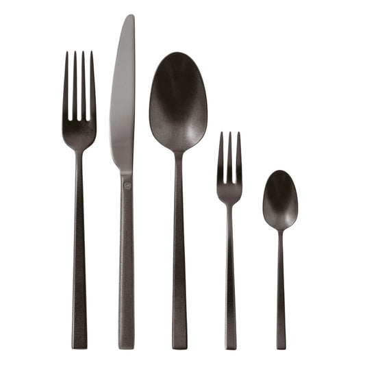 Rock Servizio tavola 60 posate Diamond PVD 2Black