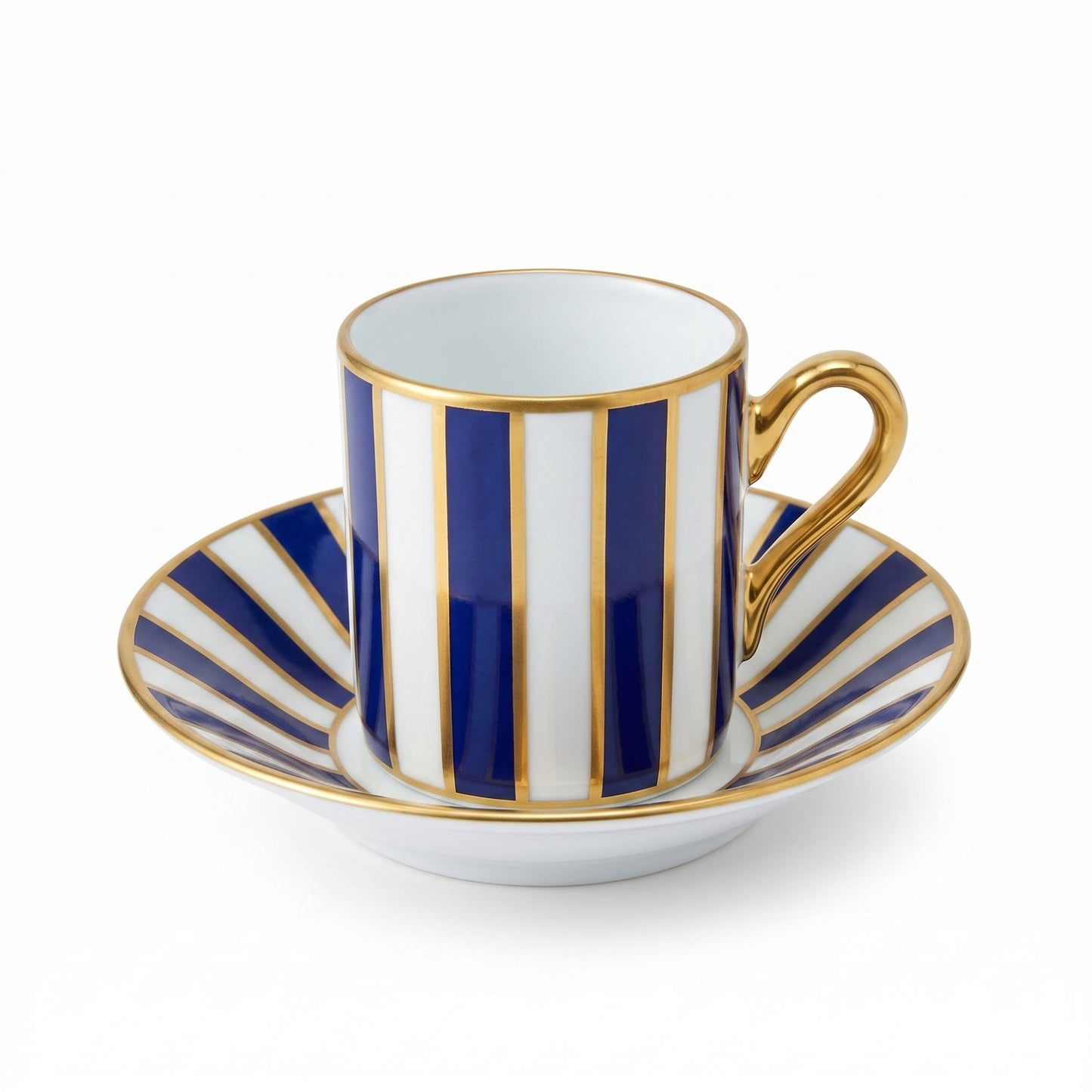 Set 6 Tazze Caffe Con Piattino Impero Ginori 1735
