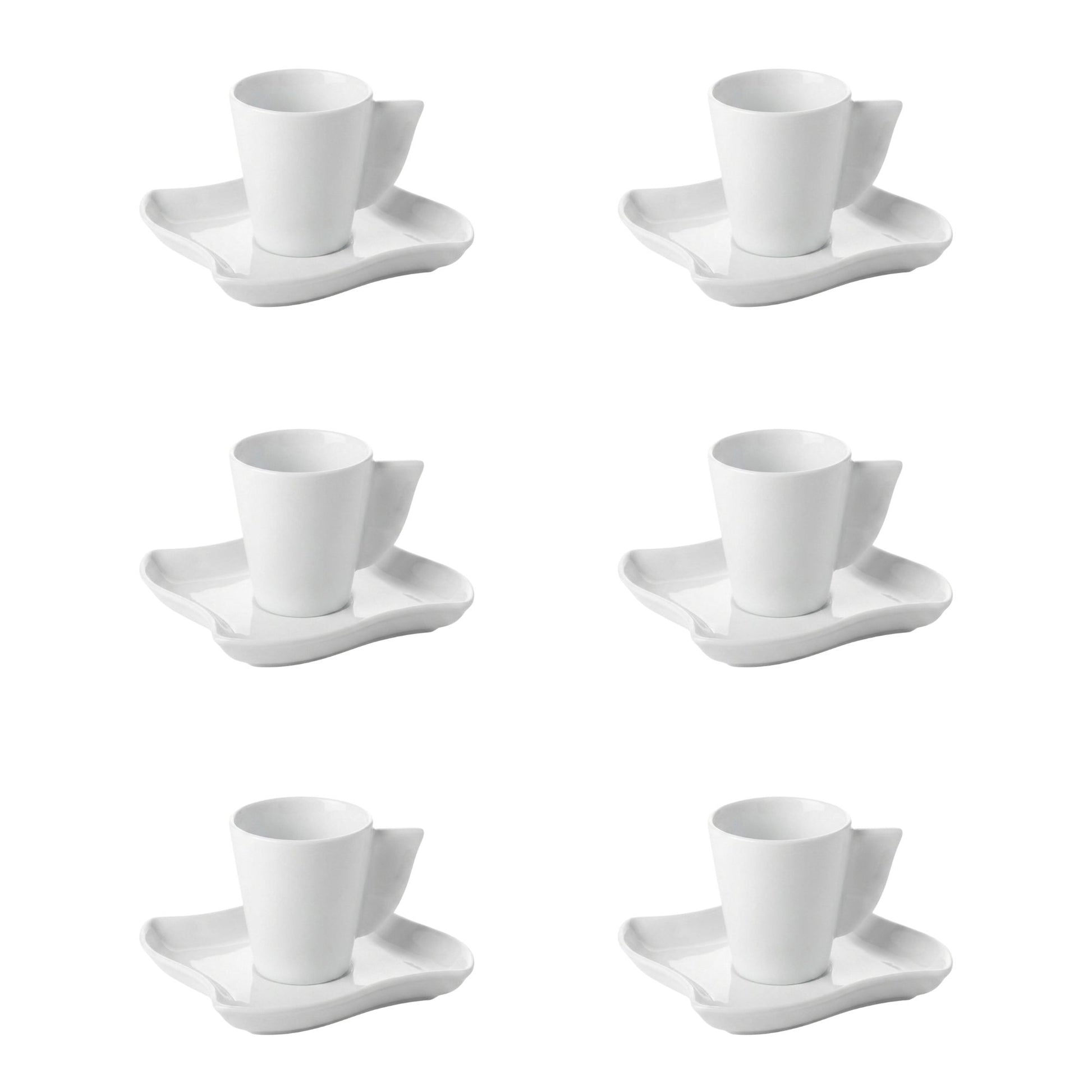 Sei Tazze Caffè Con piattino Dedalo Ginori Ginori 1735