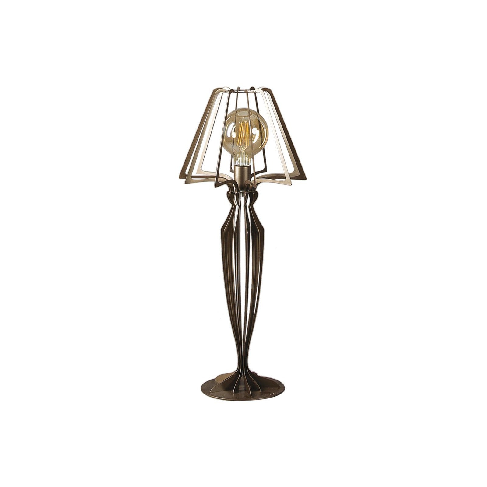 lampada minerva da tavolo bronzo 33cm