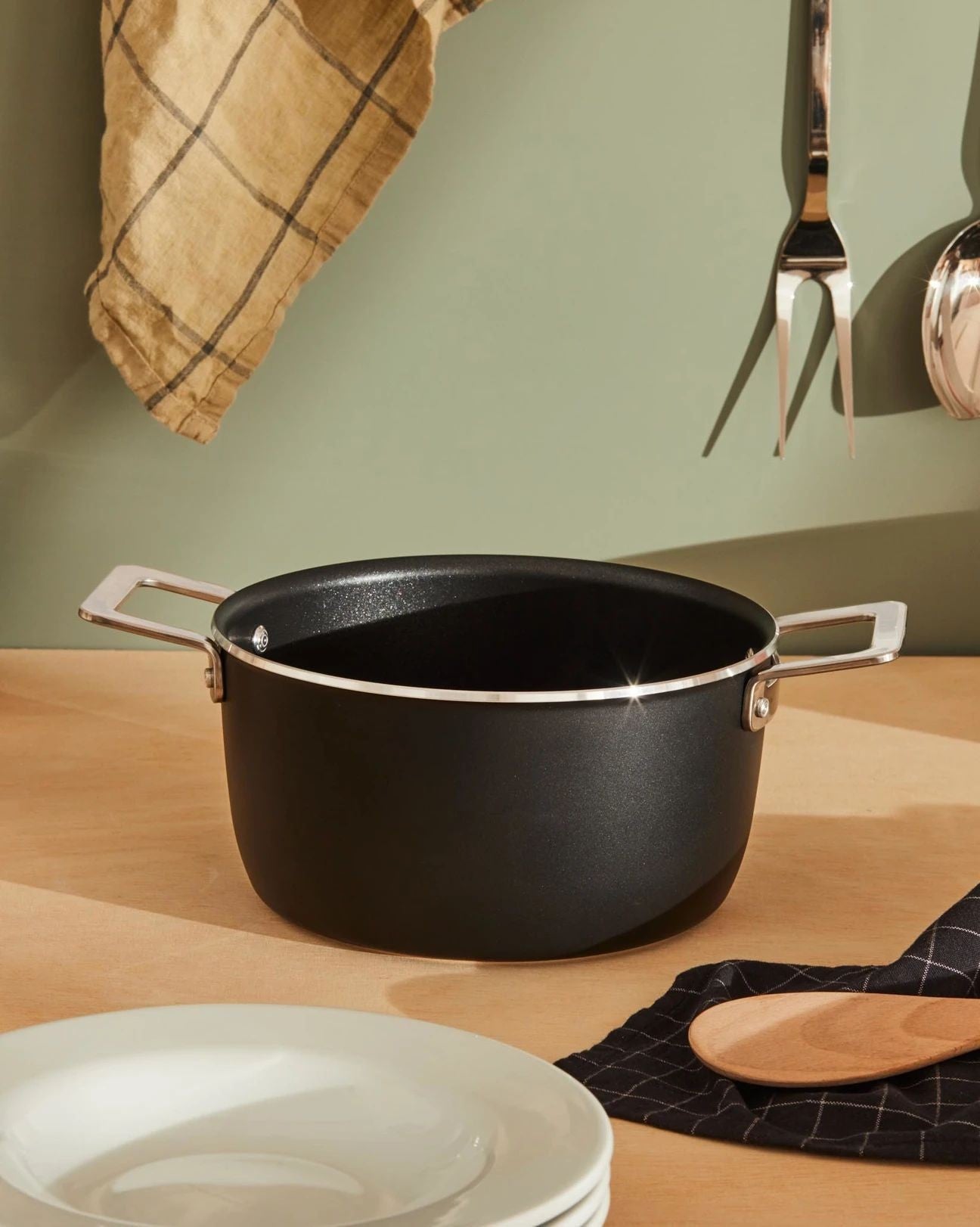 Casseruola antiaderente nera 20cm Pots & Pans