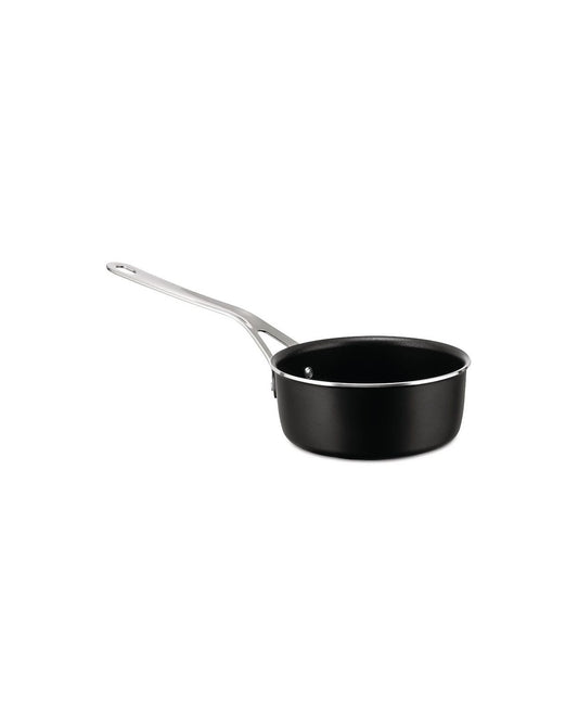 Casseruola manico lungo antiaderente nera 16cm Pots & Pans