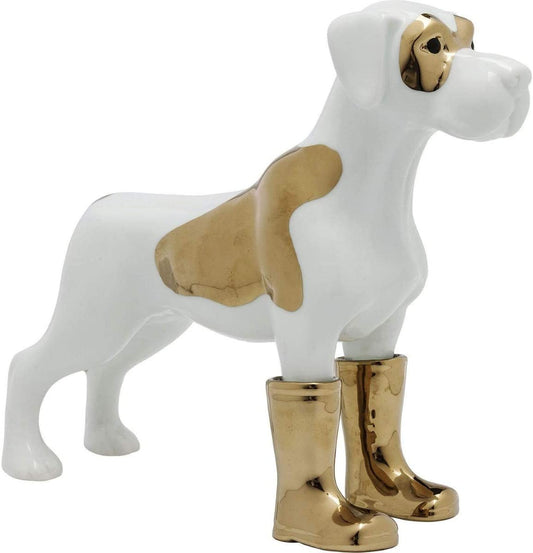 figura decorativa cane rubberboot 31cm