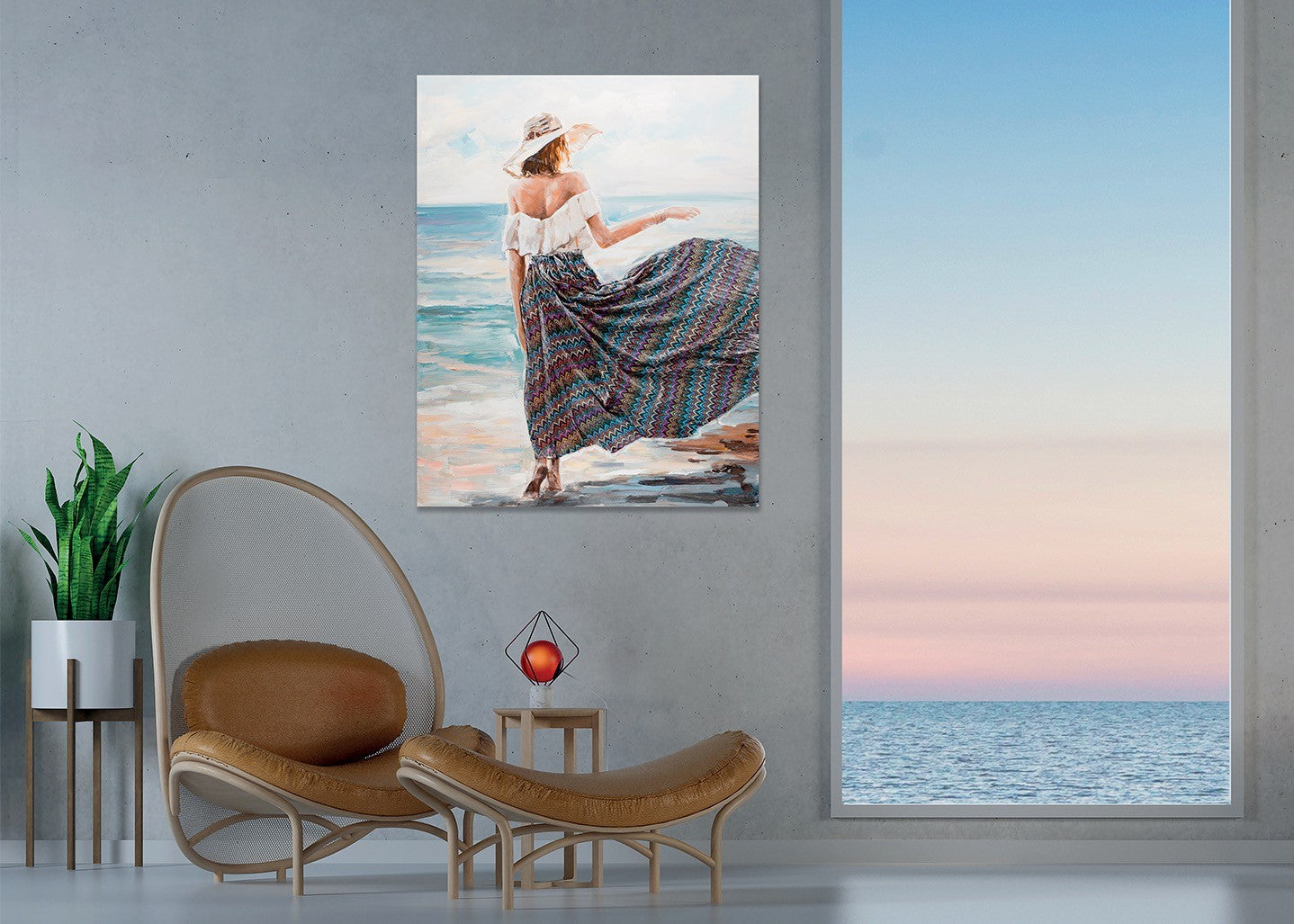 Quadro verso il mare 120cm