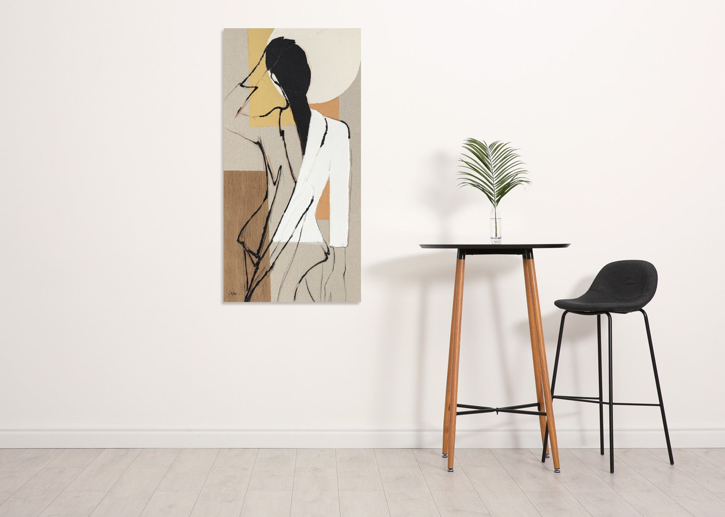 Quadro figurativo elegant shape 50x100cm