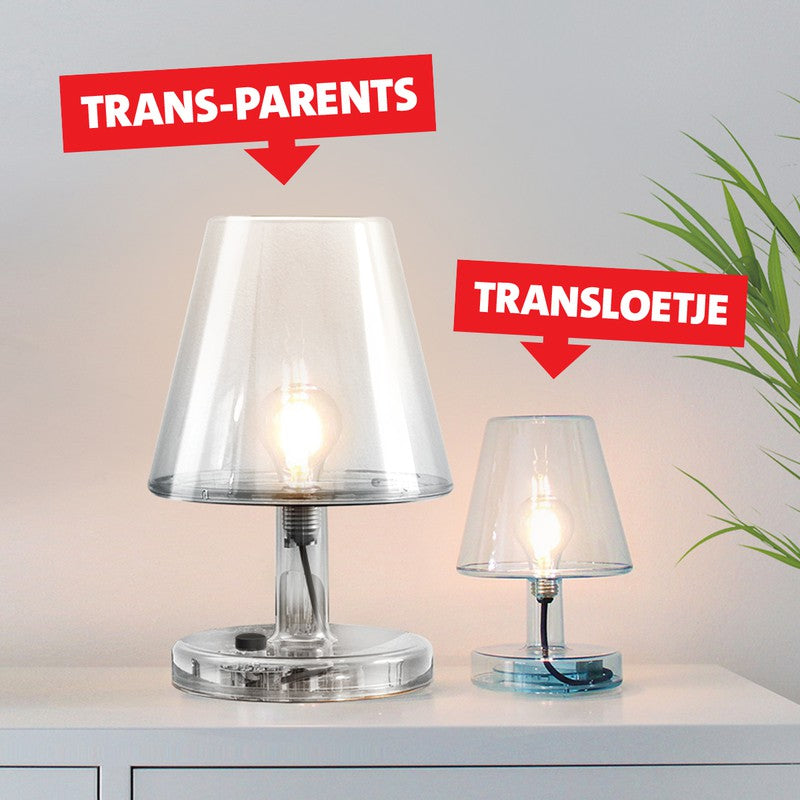 Lampada da tavolo trans-parents transparent