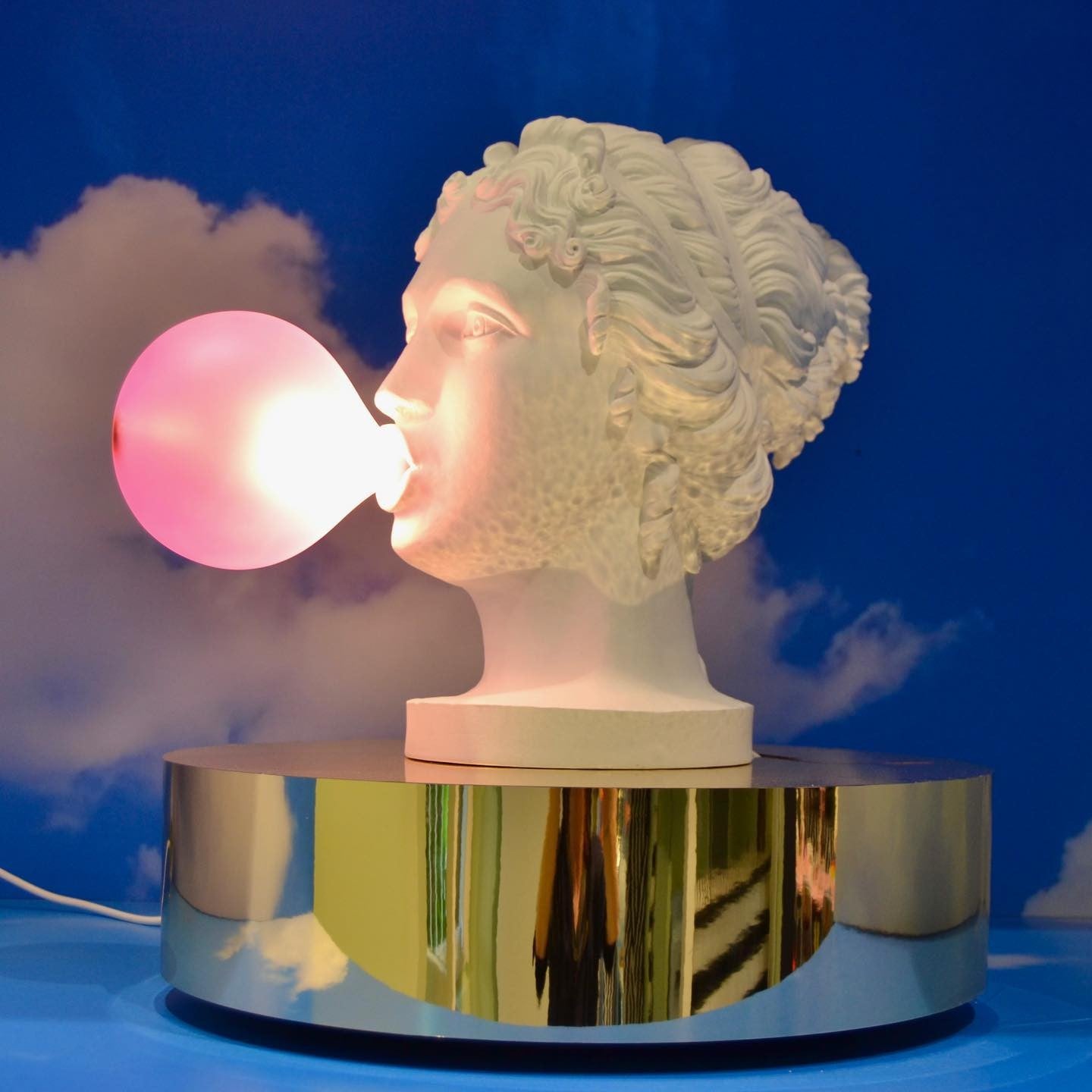 Lampada testa bubble gum Grace lamp