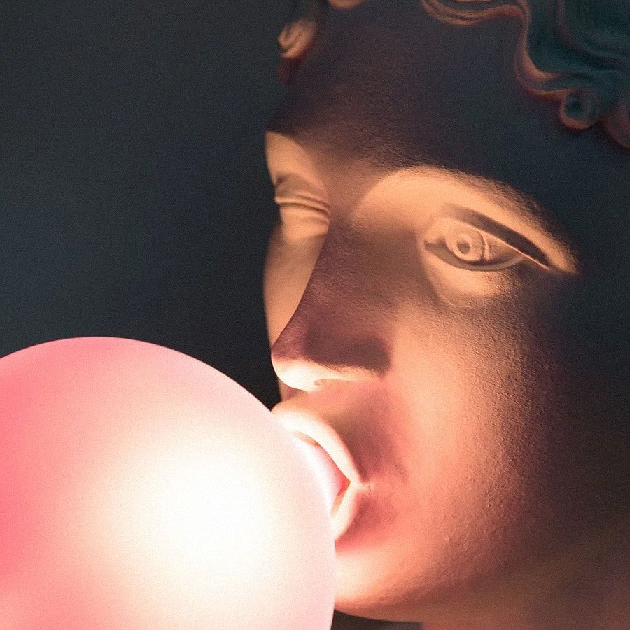 Lampada testa bubble gum Grace lamp