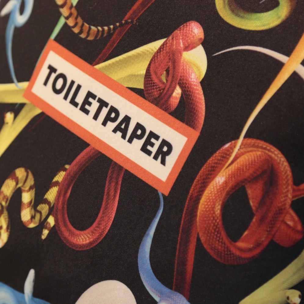 Coppia cuscini serpenti toiletpaper