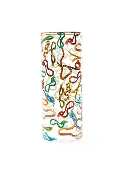 Vaso in vetro serpenti Toiletpaper