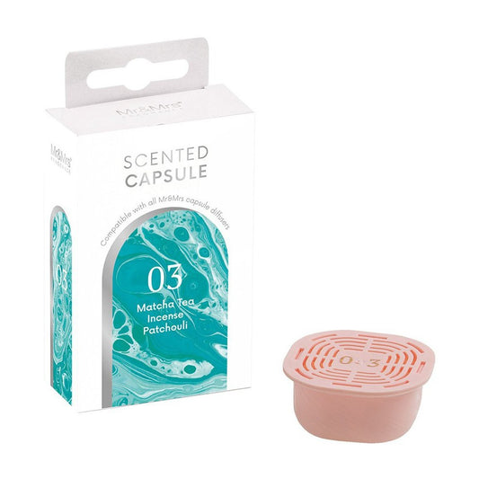 Capsula per diffusore elettrico 03 tè matcha, incenso e patchouli