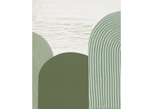 Quadro green curves 100cm