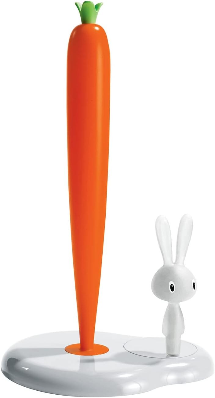 Portarotolo bianco 30cm Bunny & Carrot