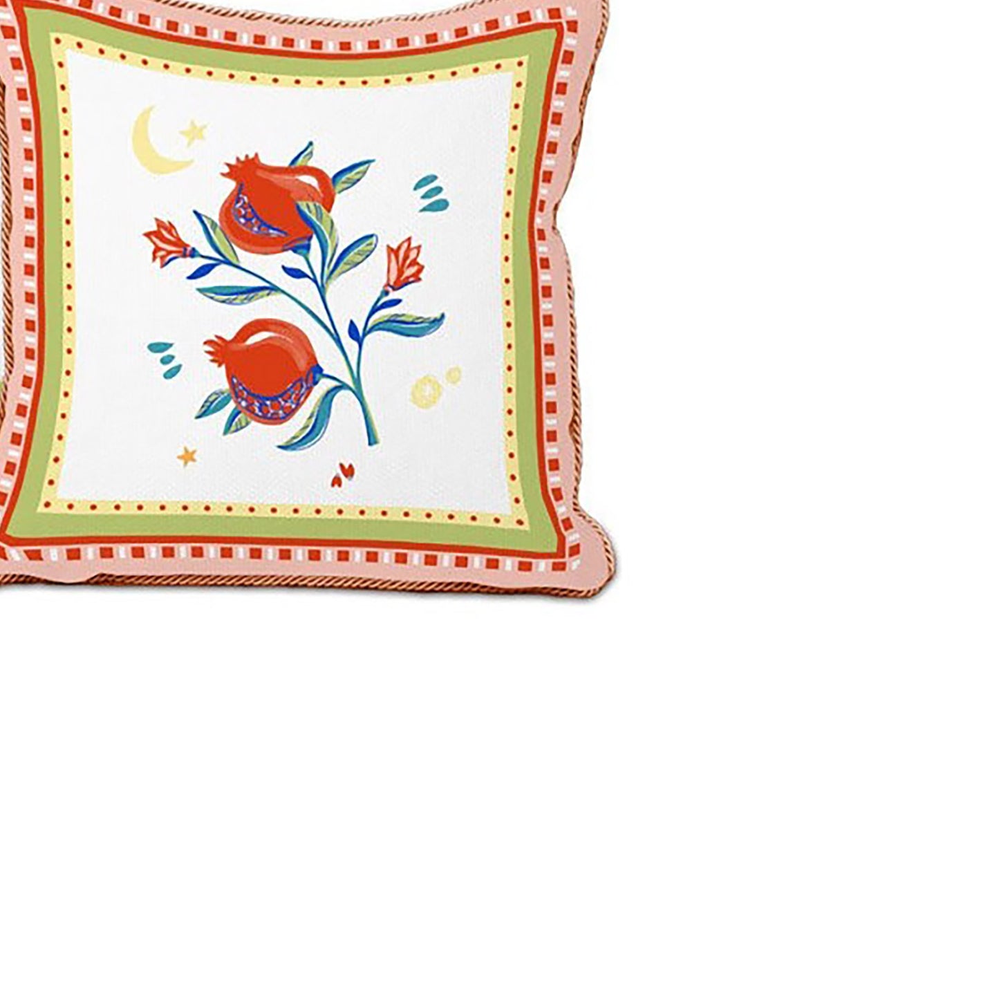 Cuscino Con Ricamo Mamma Mia - 45X45