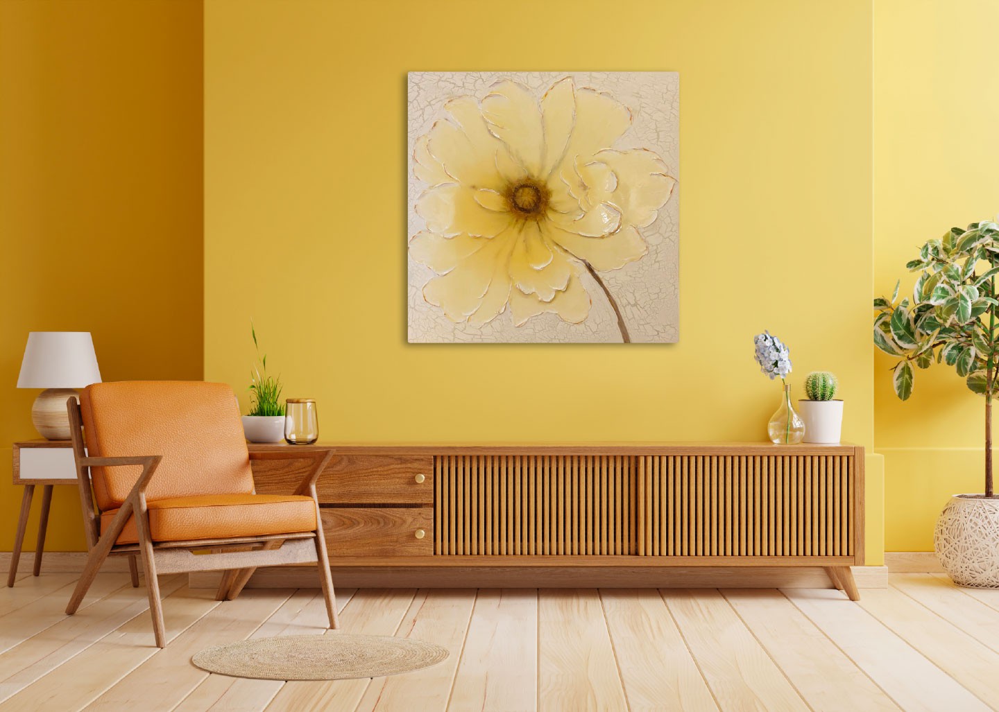 Quadro Elegance flower 100cm