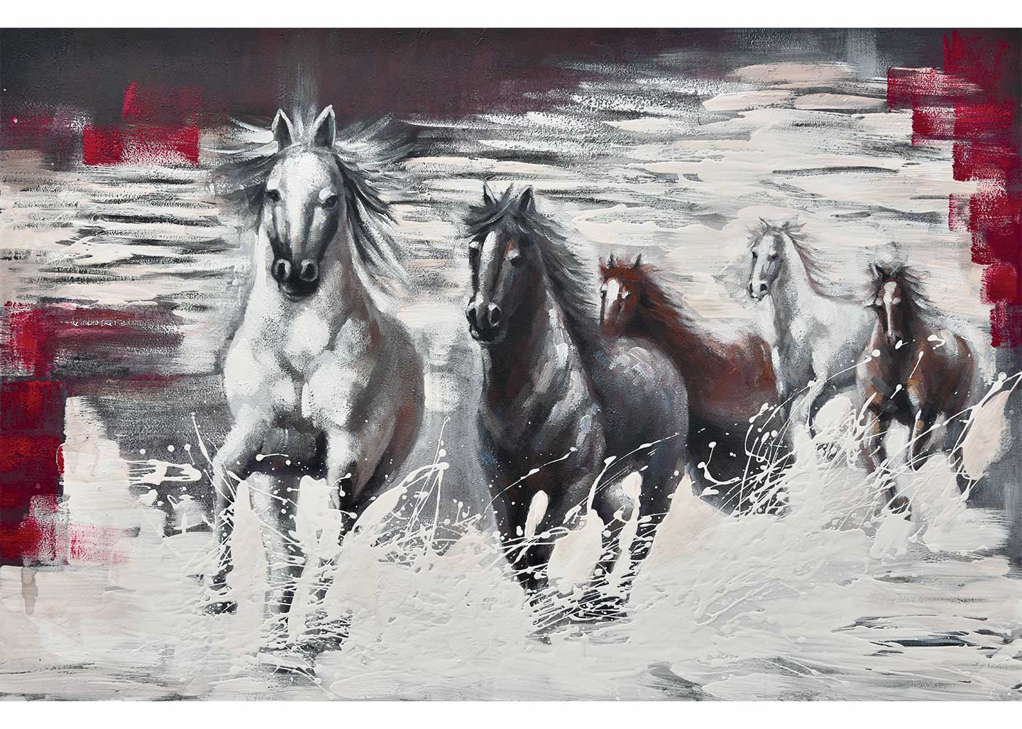 Quadro Wild horses 150cm