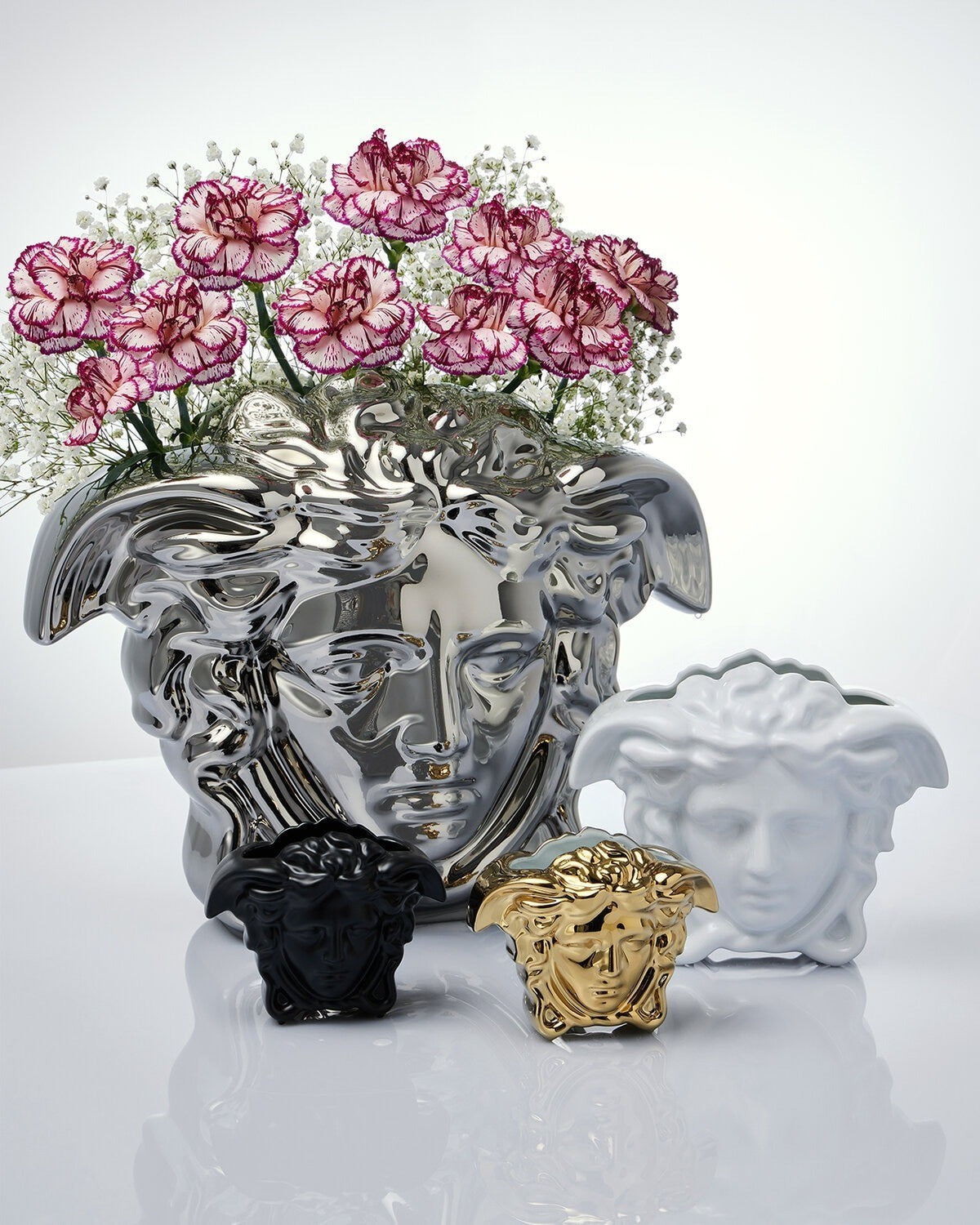 Medusa – Vaso 15 cm Argento Versace