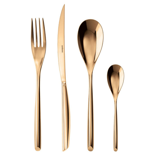 Set 24 posate Bamboo PVD copper