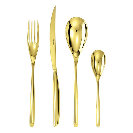 Set 24 posate Bamboo PVD gold