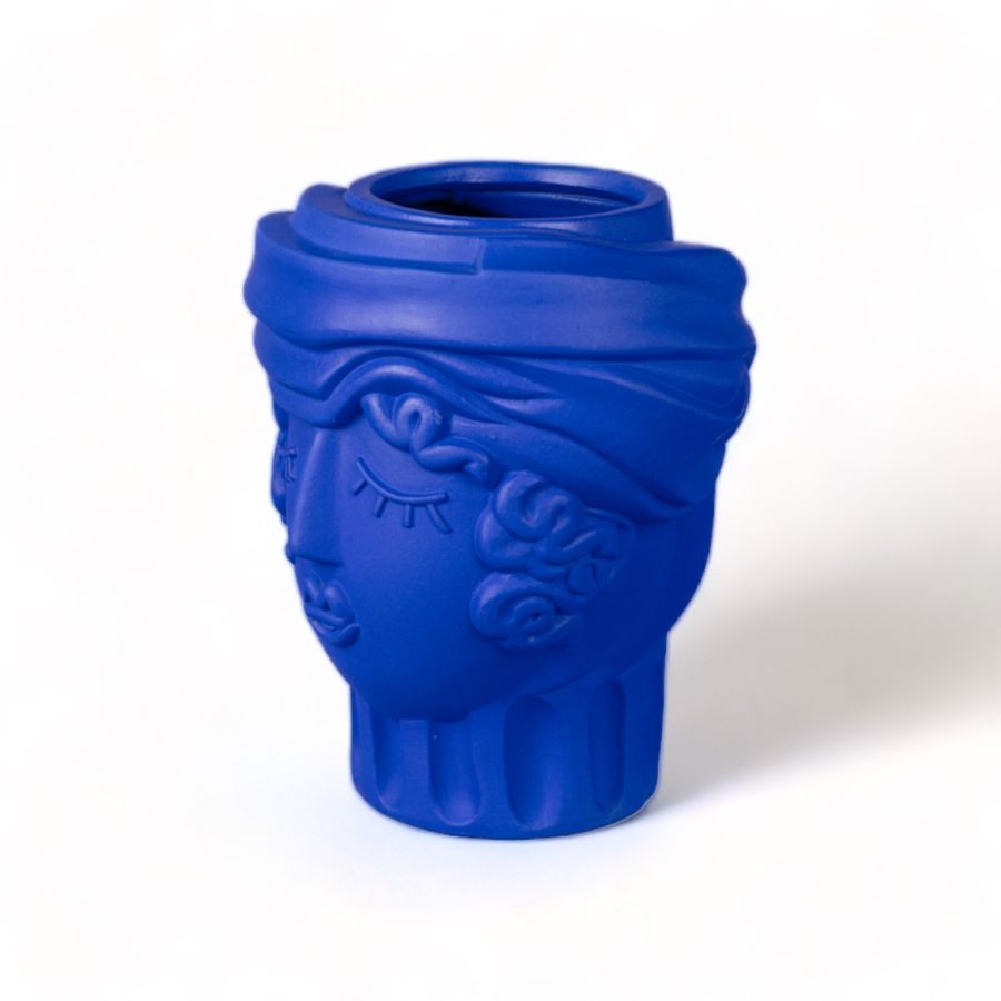 Vaso donna Magna Graecia Blue