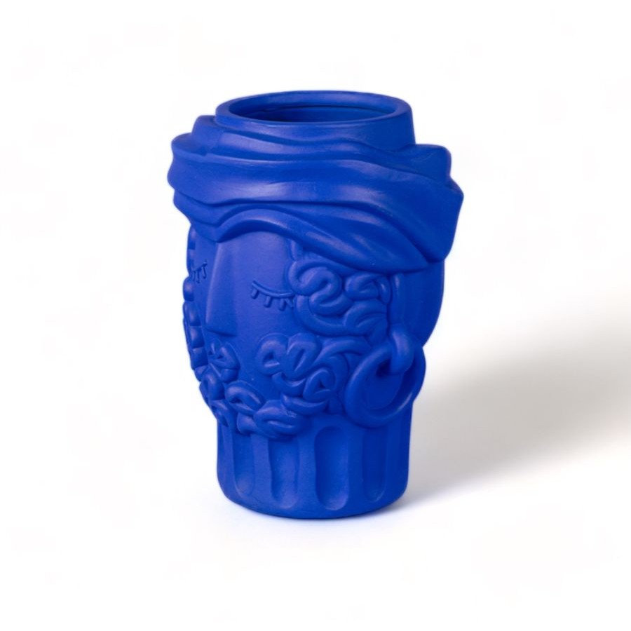 Vaso uomo Magna Graecia Blue