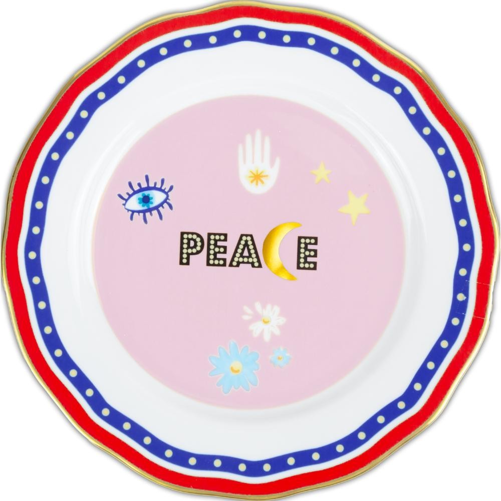 Piatto dolce 22cm peace