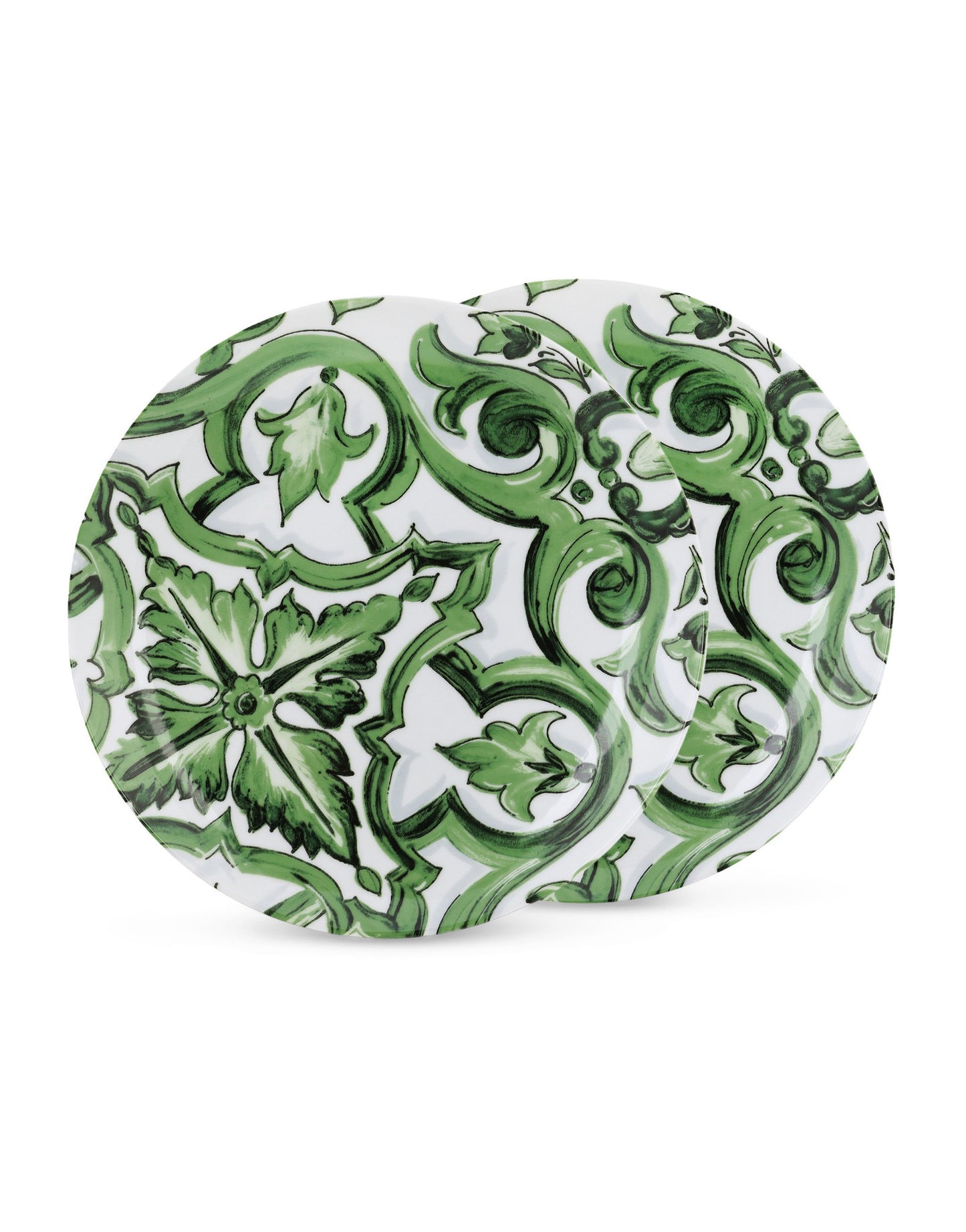 Set 2 piatti 26 cm Maiolica Verde