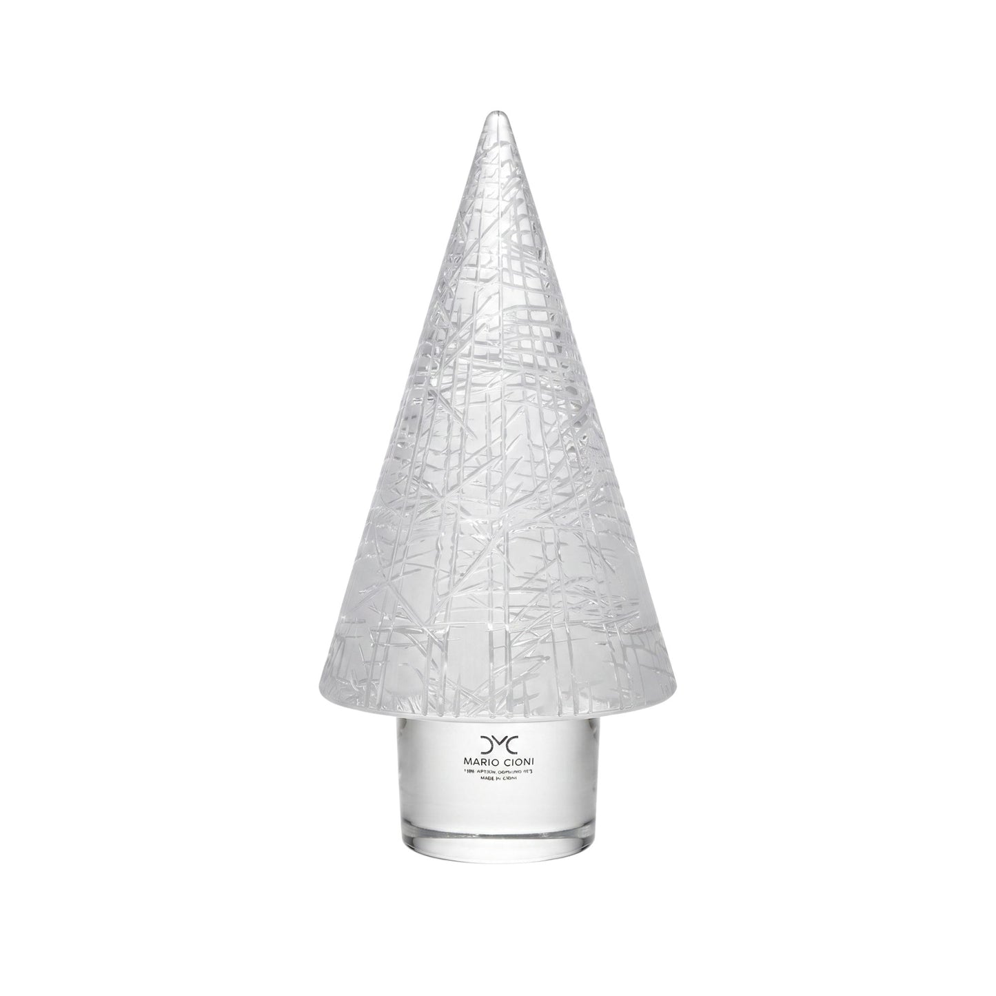 Albero Di Natale Cristallo 20 Cm Mario Cioni