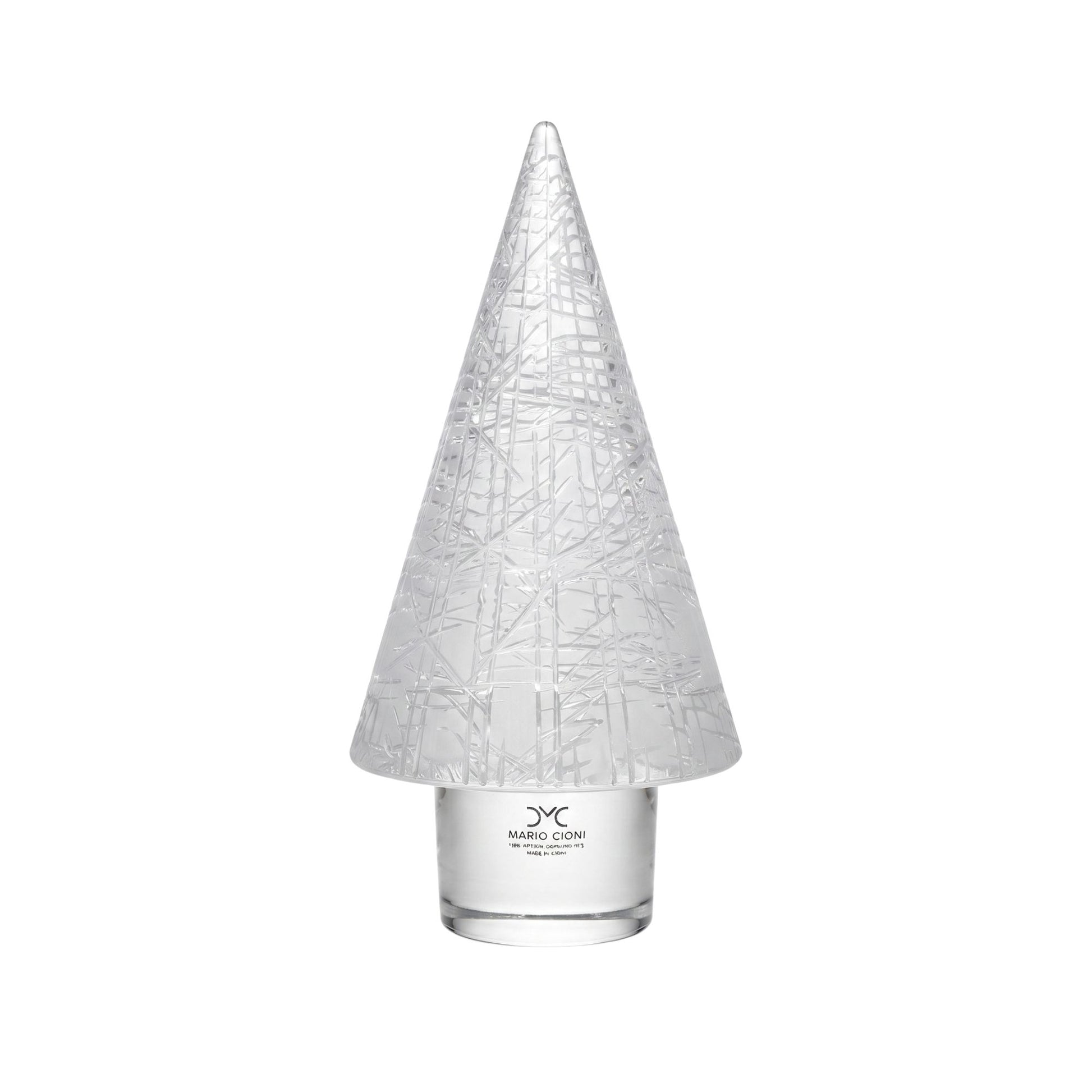 Albero Di Natale Cristallo 20 Cm Mario Cioni