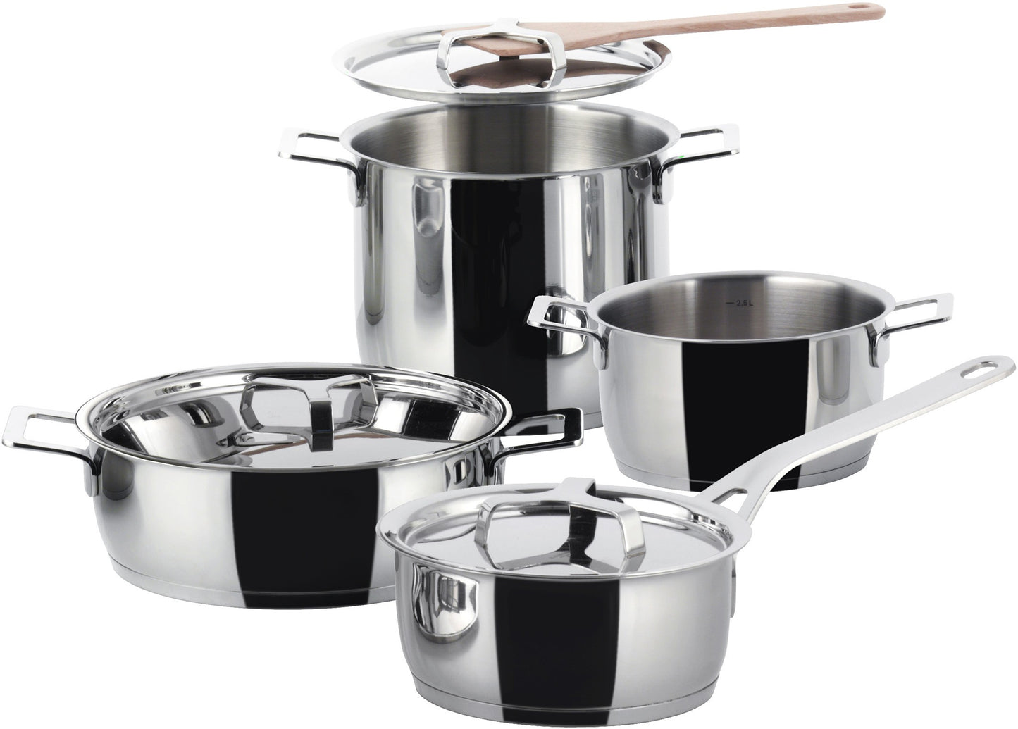 Batteria di pentole 7 pezzi pots&pans