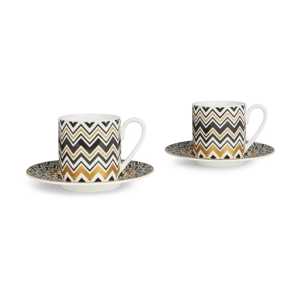 Set 2 Tazze caffè Zig Zag Jarris