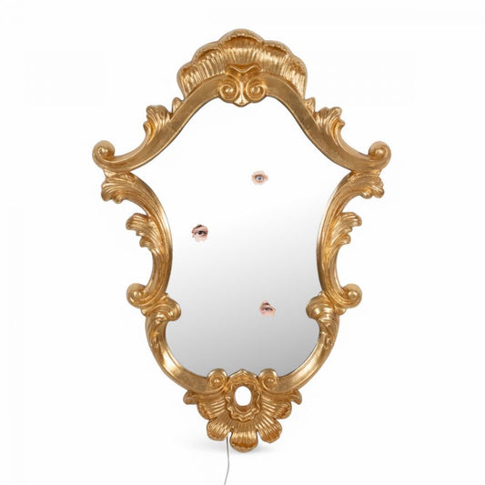 Specchiera Con Cornice In Pu Trilogy