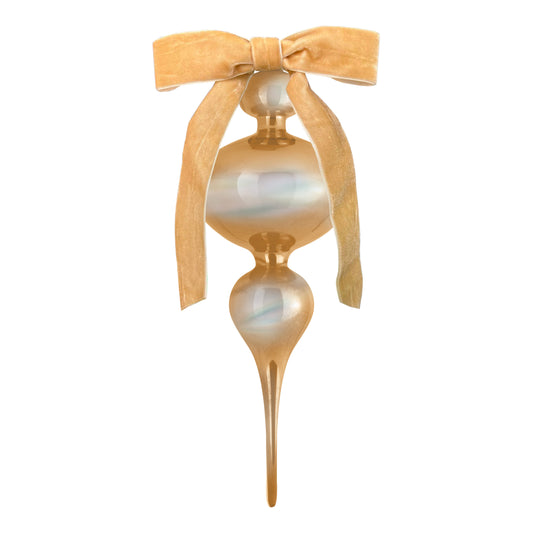 Decorazione Natale Vetro 34 Cm - Oro Baci Milano