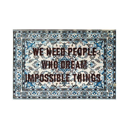 Tappeto In Poliestere Burnt Carpet #14 - We Need People Seletti